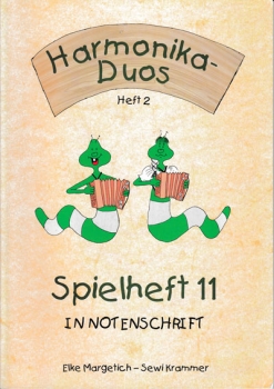 Spielheft 11 Harmonika-Duos 2 in Notenschrift