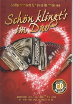 Schön klingts im Duo (inkl.CD) in Griffschrift - Kopie
