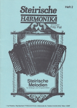 Steirische Harmonika Heft 2 von Fritz Pail