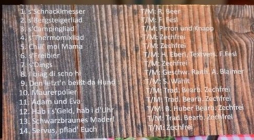 Zechfrei - „Nur’s Beste auf’m Teller“