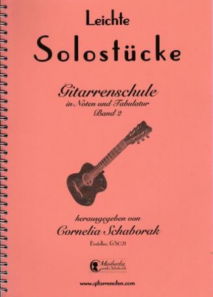 Leichte Solostücke Gitarrenschule