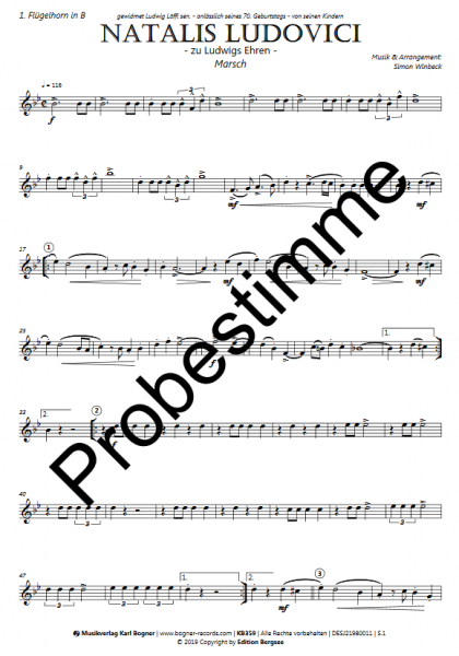 Natalis Ludovici - Marsch