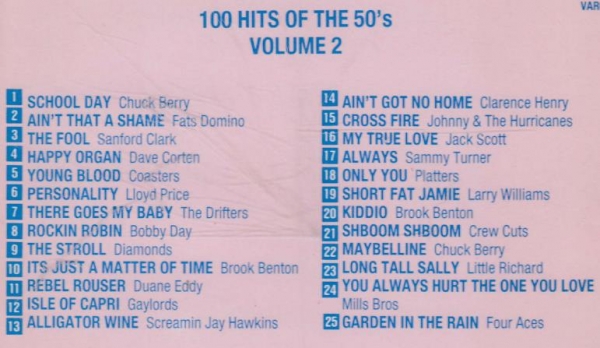 Hits of the 50s Volume 2